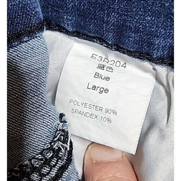 Jeans Wear Jeggings Large Womens Distressed Button Zipper - Picture 6 of 16